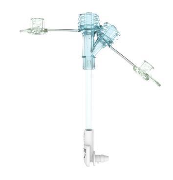 MIC-KEY* Juego de extensión de medicamentos, ángulo recto